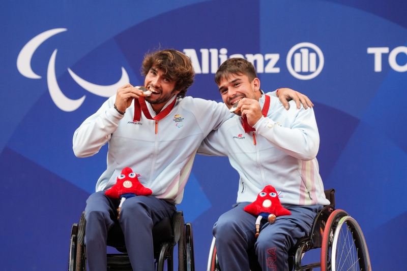 El tenis en silla consigue un bronce histórico