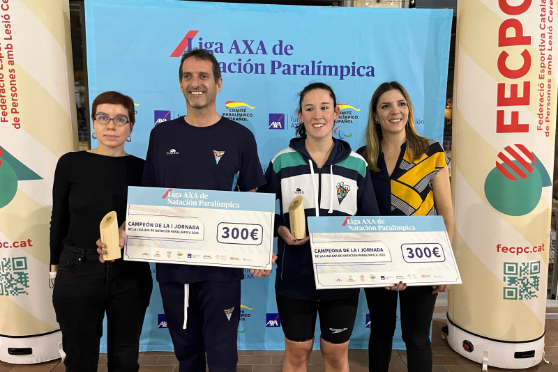 Albert Gelis y Marian Polo se imponen en la primera jornada de la Liga AXA de Natación Paralímpica 2026