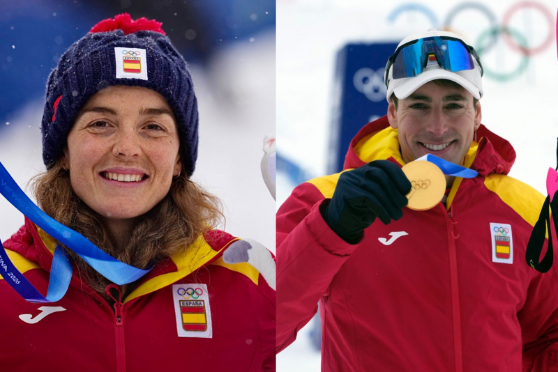 Ana Alonso y Oriol Cardona. Foto: Comité Olímpico Español.