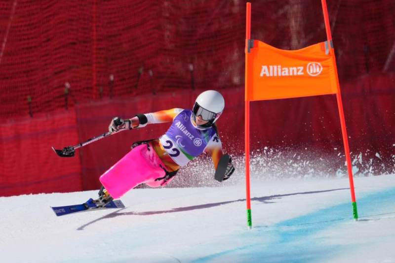 Audrey Pascual en el descenso