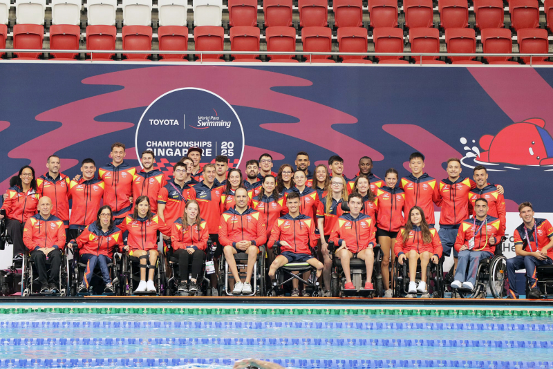 La selección española en el Mundial de Singapur 2025.