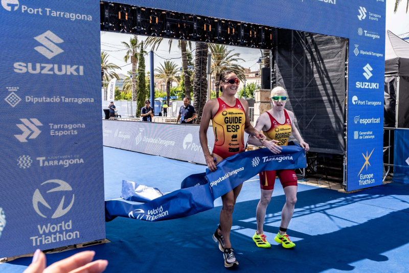 Susana Rodríguez y Sara Pérez en el Europeo de Tarragona 2026. Foto: FETRI.