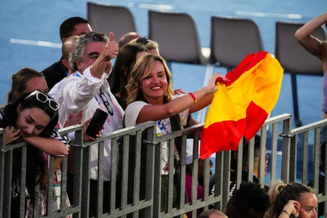 La ministra Pilar Alegría en la ceremonia de apertura