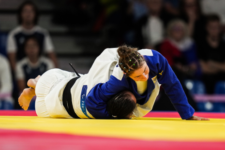 María Manzanero en los octavos de final mujeres -57 KG J1