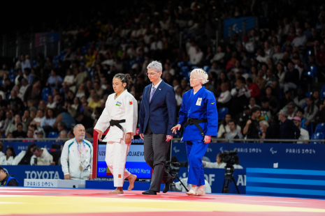 Marta Arce en la semifinal de mujeres -57 KG J2