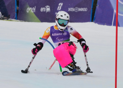 Audrey Pascual 1ª manga del slalom Milán Cortina 2026