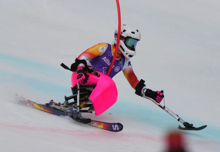 Audrey Pascual 1ª manga del slalom Milán Cortina 2026