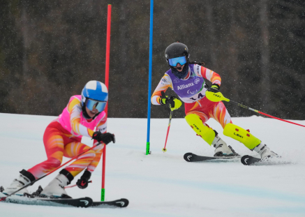 Alejandra Requesens y Victoria Ibáñez en la 2ª manga del slalom en Milán Cortina 2026