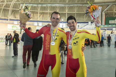 Ignacio Ávila y Joan Font, Plata en el Mundial de Ciclismo en Pista Montichiari 2016.