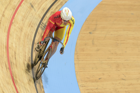 Pablo Jaramillo, en el Campeonato del Mundo de Ciclismo en Pista, Montichiari 2016.