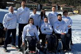 Los deportistas y técnicos del Equipo Allianz