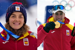 Ana Alonso y Oriol Cardona. Foto: Comité Olímpico Español.