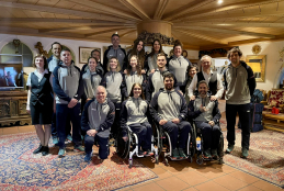 El Equipo Paralímpico Español ya está en las Villas de Cortina d’Ampezzo y Tesero