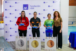 Podio de ganadoras absolutas