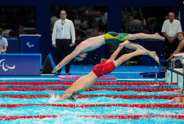 Competición de natación paralímpica